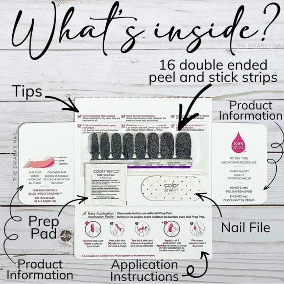 Color Street Clear as Day Top Coat Nail Set - Picture 2 of 4